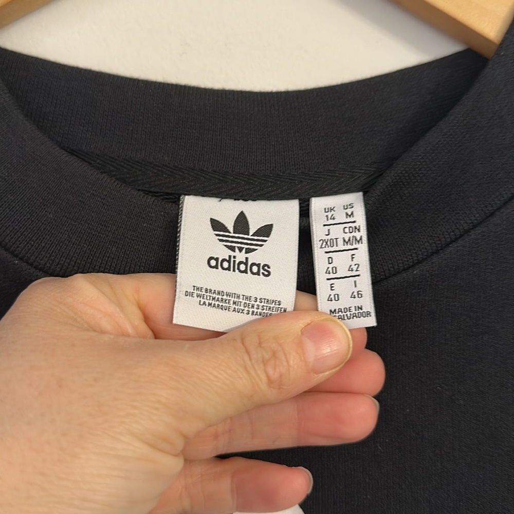 Adidas Black Sweatshirt women’s size medium - Picture 3 of 4